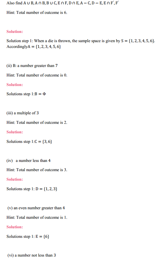 HBSE 11th Class Maths Solutions Chapter 16 Probability Ex 16.2 2