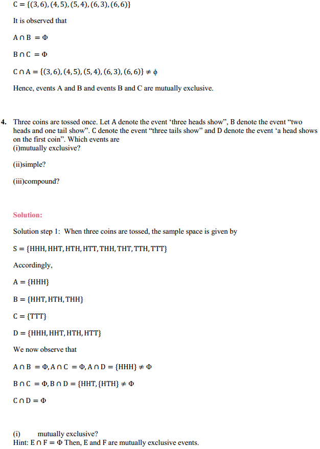 HBSE 11th Class Maths Solutions Chapter 16 Probability Ex 16.2 4