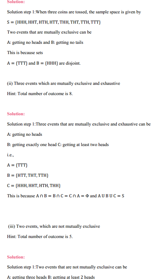 HBSE 11th Class Maths Solutions Chapter 16 Probability Ex 16.2 6