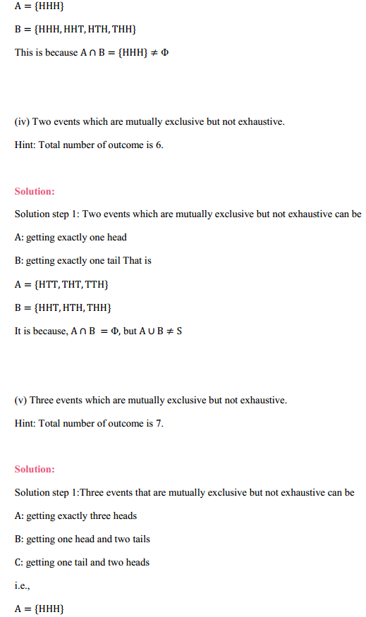 HBSE 11th Class Maths Solutions Chapter 16 Probability Ex 16.2 7