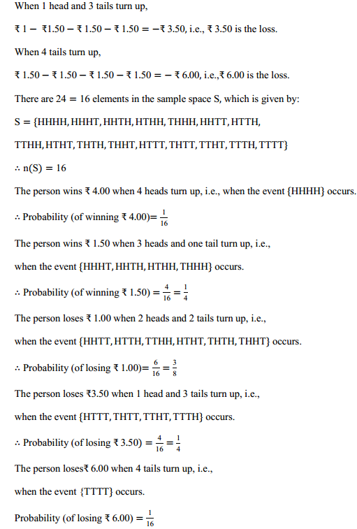HBSE 11th Class Maths Solutions Chapter 16 Probability Ex 16.3 11