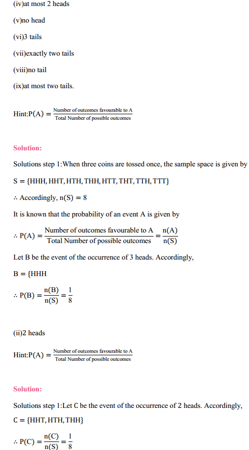 HBSE 11th Class Maths Solutions Chapter 16 Probability Ex 16.3 13