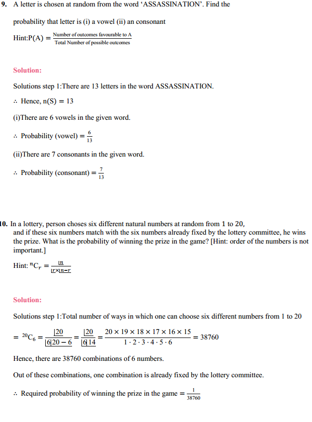 HBSE 11th Class Maths Solutions Chapter 16 Probability Ex 16.3 17