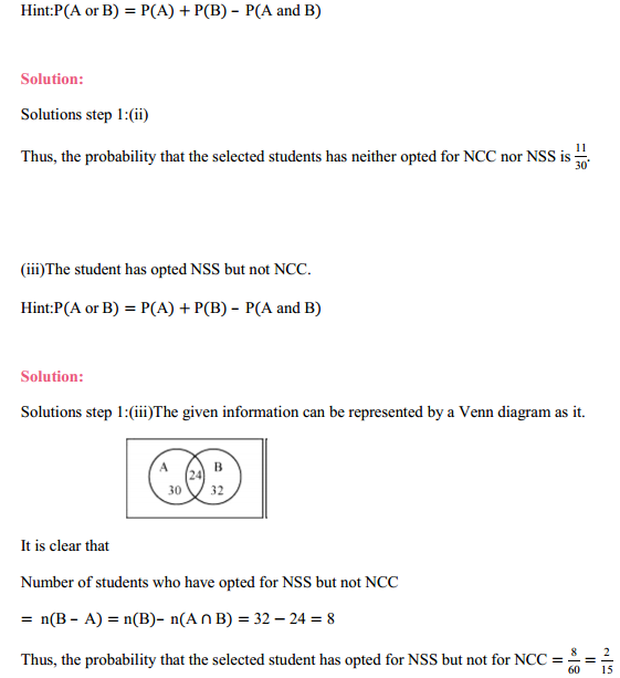 HBSE 11th Class Maths Solutions Chapter 16 Probability Ex 16.3 30
