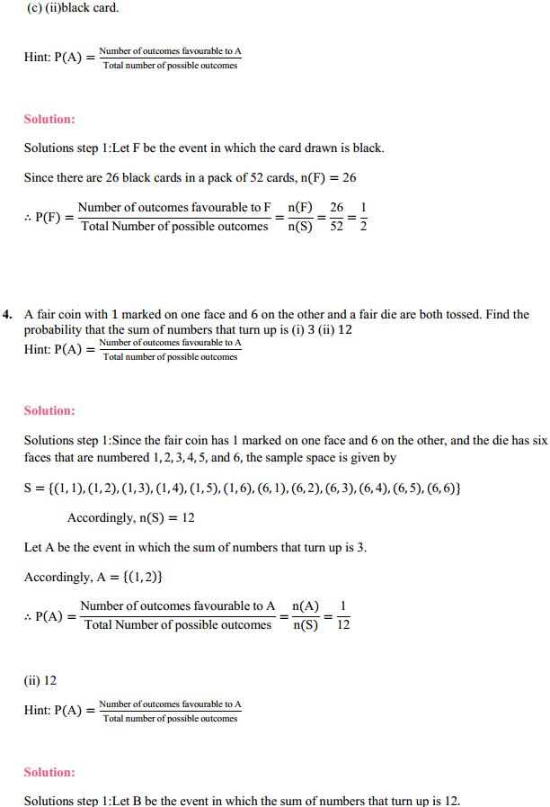 HBSE 11th Class Maths Solutions Chapter 16 Probability Ex 16.3 9