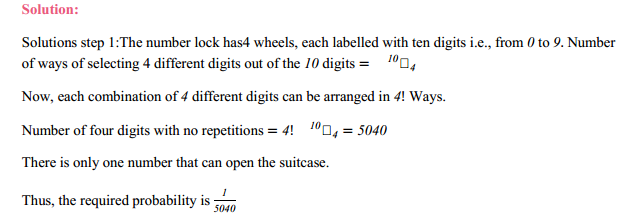 HBSE 11th Class Maths Solutions Chapter 16 Probability Miscellaneous Exercise 14