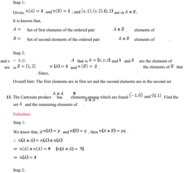 HBSE 11th Class Maths Solutions Chapter 2 Relations and Functions Ex 2.1 7