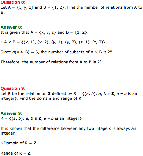 HBSE 11th Class Maths Solutions Chapter 2 Relations and Functions Ex 2.2 4