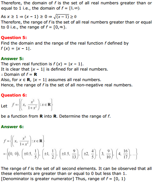 HBSE 11th Class Maths Solutions Chapter 2 Relations and Functions Miscellaneous Exercise 3