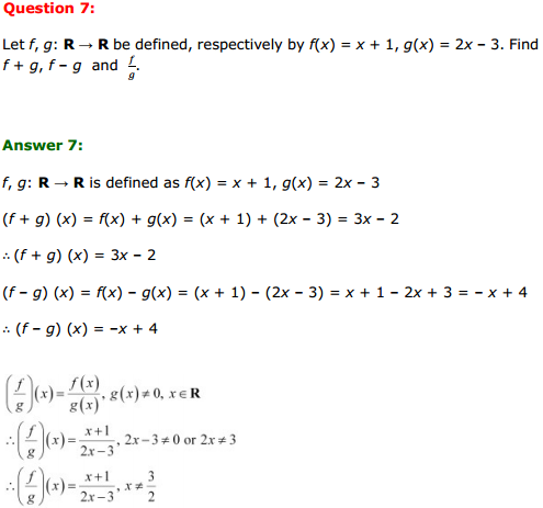 HBSE 11th Class Maths Solutions Chapter 2 Relations and Functions Miscellaneous Exercise 4