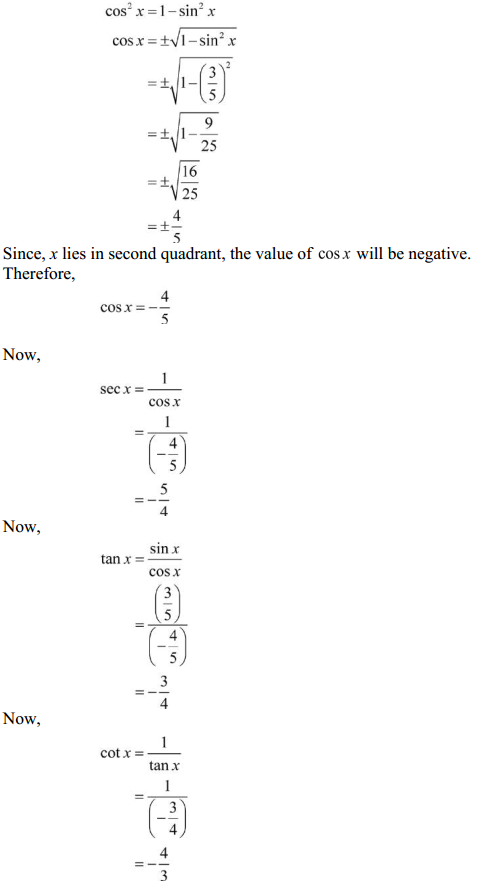 HBSE 11th Class Maths Solutions Chapter 3 Trigonometric Functions Ex 3.2 4
