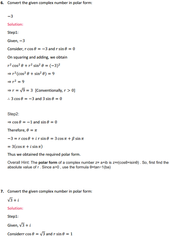 HBSE 11th Class Maths Solutions Chapter 5 Complex Numbers and Quadratic Equations Ex 5.2 6