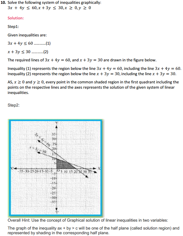 HBSE 11th Class Maths Solutions Chapter 6 Linear Inequalities Ex 6.3 11