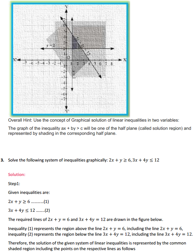 HBSE 11th Class Maths Solutions Chapter 6 Linear Inequalities Ex 6.3 3
