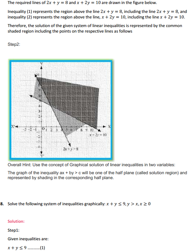 HBSE 11th Class Maths Solutions Chapter 6 Linear Inequalities Ex 6.3 8