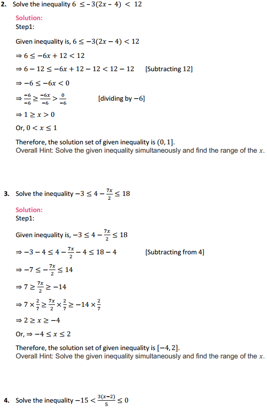 HBSE 11th Class Maths Solutions Chapter 6 Linear Inequalities Miscellaneous Exercise 2
