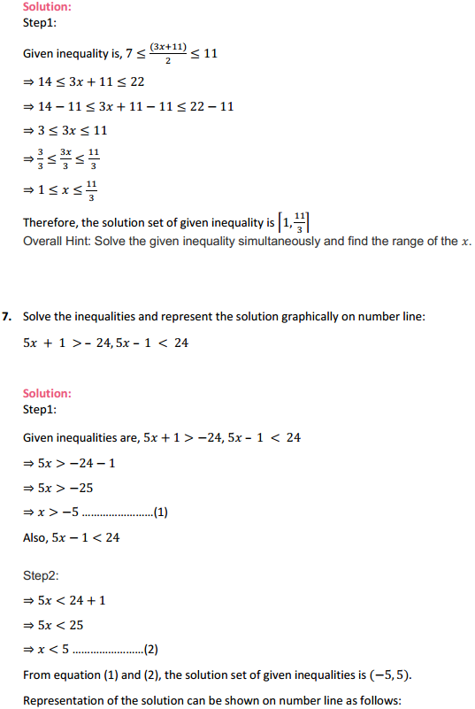 HBSE 11th Class Maths Solutions Chapter 6 Linear Inequalities Miscellaneous Exercise 4