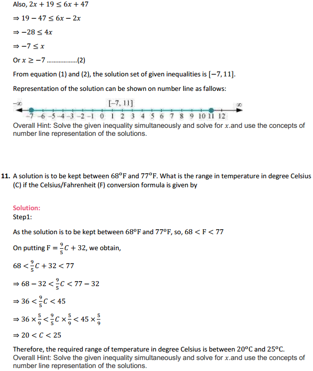 HBSE 11th Class Maths Solutions Chapter 6 Linear Inequalities Miscellaneous Exercise 7