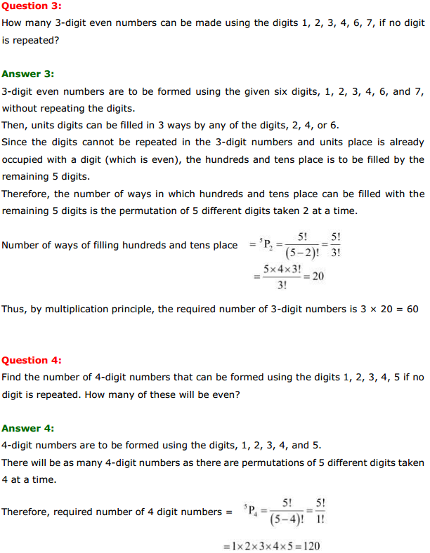 HBSE 11th Class Maths Solutions Chapter 7 Permutations and Combinations Ex 7.3 2