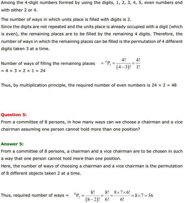 HBSE 11th Class Maths Solutions Chapter 7 Permutations and Combinations Ex 7.3 3