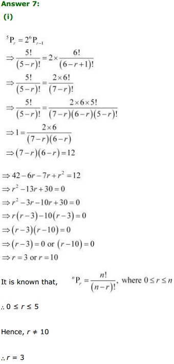 HBSE 11th Class Maths Solutions Chapter 7 Permutations and Combinations Ex 7.3 5