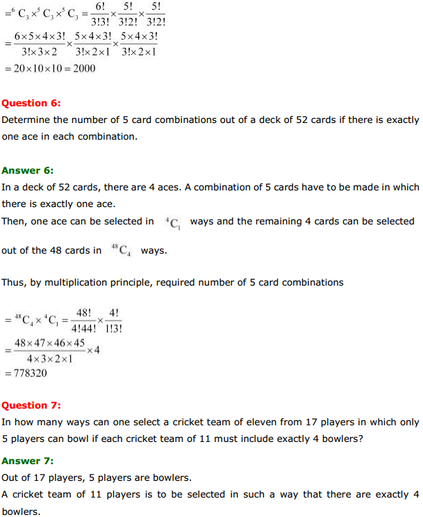 HBSE 11th Class Maths Solutions Chapter 7 Permutations and Combinations Ex 7.4 4