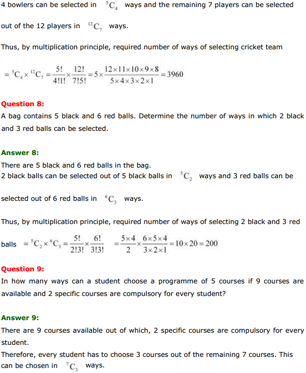 HBSE 11th Class Maths Solutions Chapter 7 Permutations and Combinations Ex 7.4 5