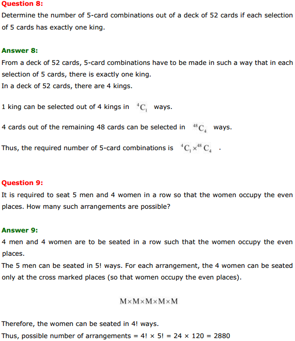 HBSE 11th Class Maths Solutions Chapter 7 Permutations and Combinations Miscellaneous Exercise 6