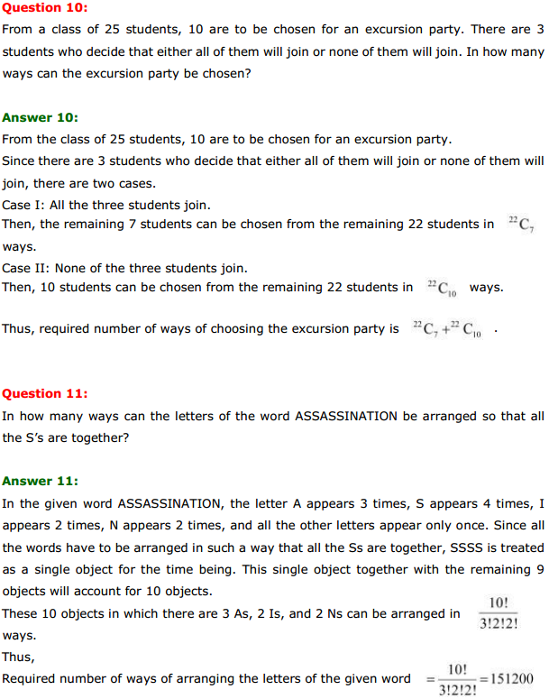 HBSE 11th Class Maths Solutions Chapter 7 Permutations and Combinations Miscellaneous Exercise 7