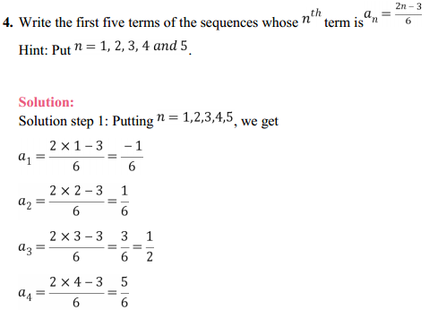 HBSE 11th Class Maths Solutions Chapter 9 Sequences and Series Ex 9.1 3