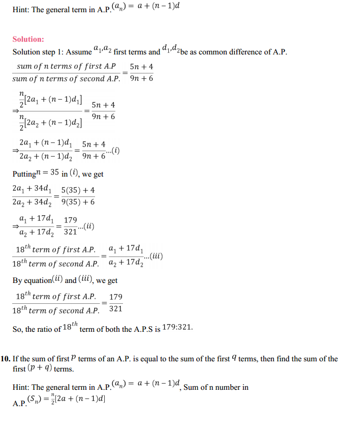 HBSE 11th Class Maths Solutions Chapter 9 Sequences and Series Ex 9.2 11