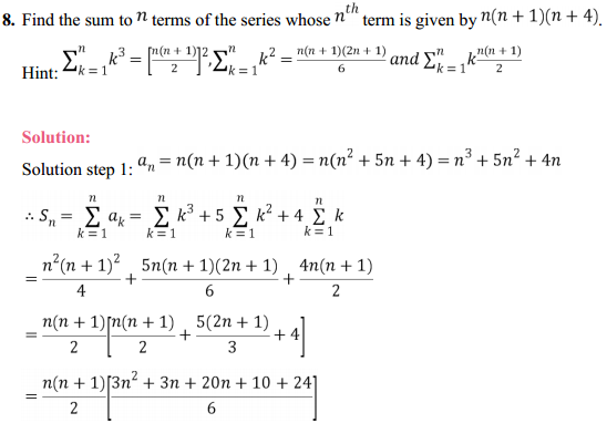 HBSE 11th Class Maths Solutions Chapter 9 Sequences and Series Ex 9.4 9