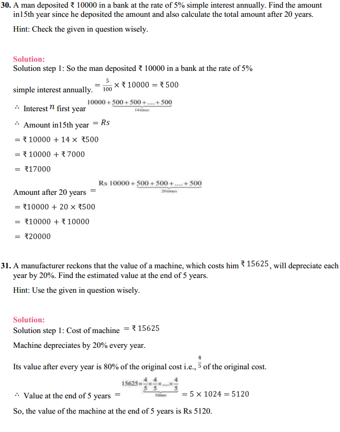 HBSE 11th Class Maths Solutions Chapter 9 Sequences and Series Miscellaneous Exercise 45