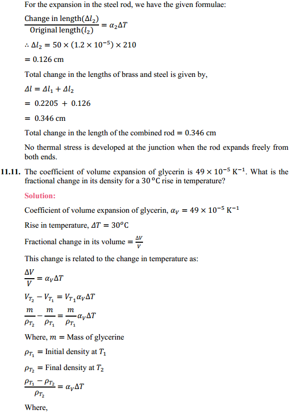HBSE 11th Class Physics Solutions Chapter 11 Thermal Properties of Matter 10
