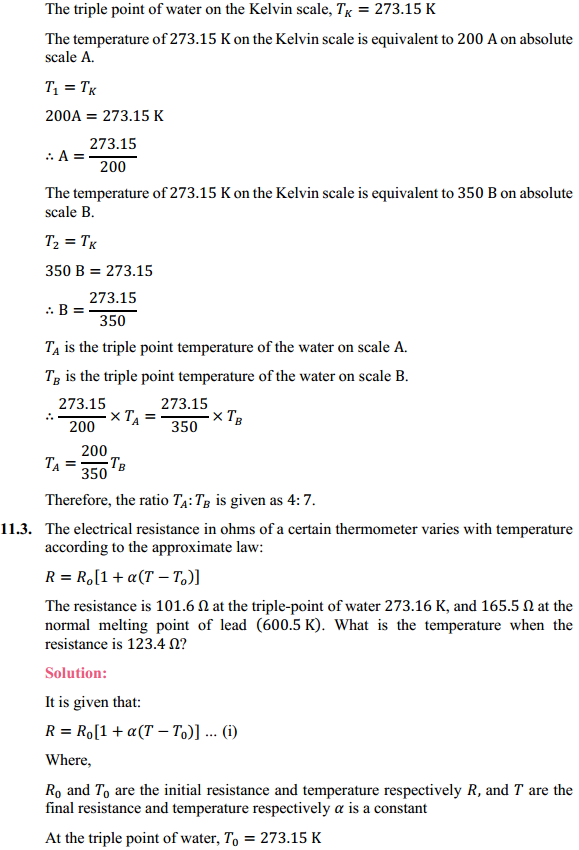 HBSE 11th Class Physics Solutions Chapter 11 Thermal Properties of Matter 2
