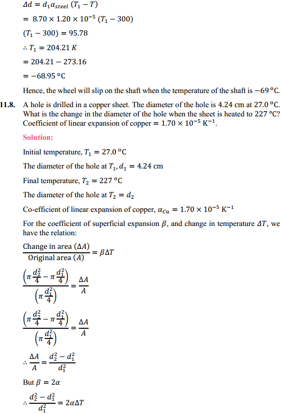 HBSE 11th Class Physics Solutions Chapter 11 Thermal Properties of Matter 7