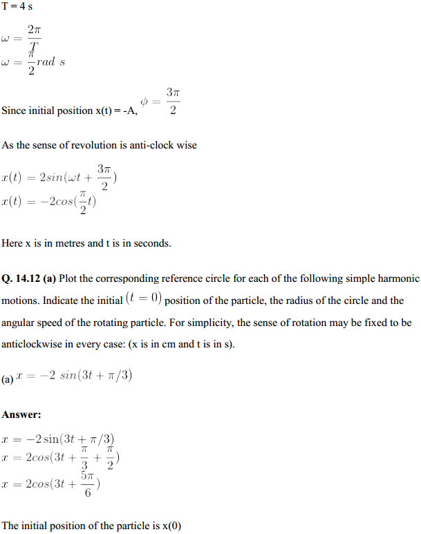 HBSE 11th Class Physics Solutions Chapter 14 Oscillations 17