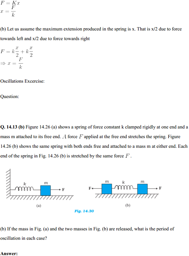 HBSE 11th Class Physics Solutions Chapter 14 Oscillations 23