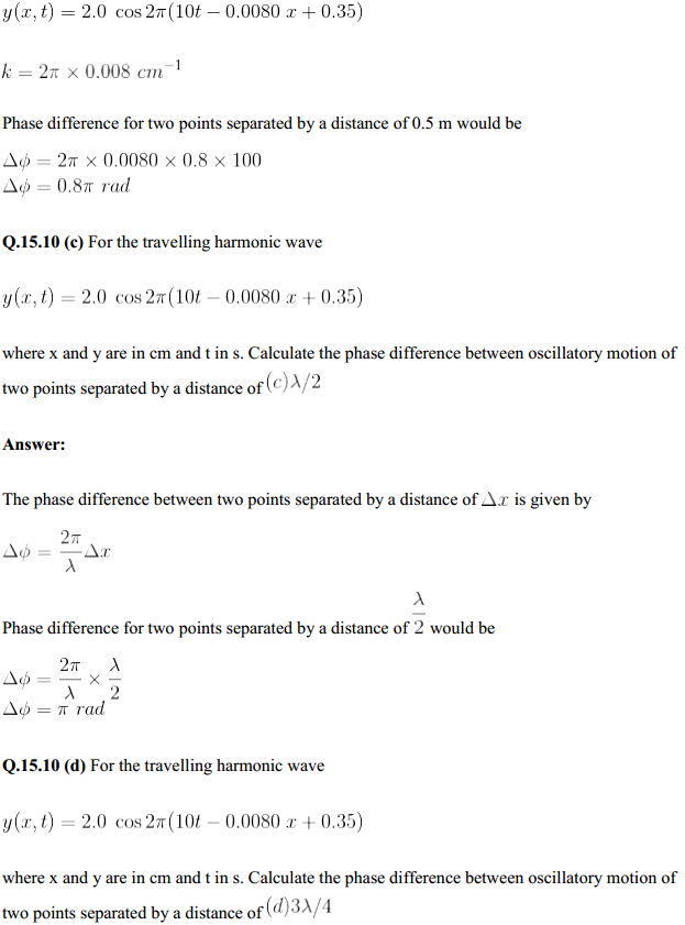 HBSE 11th Class Physics Solutions Chapter 15 Waves 12