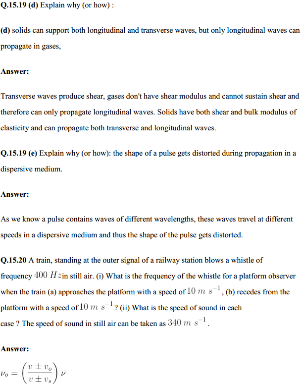 HBSE 11th Class Physics Solutions Chapter 15 Waves 22