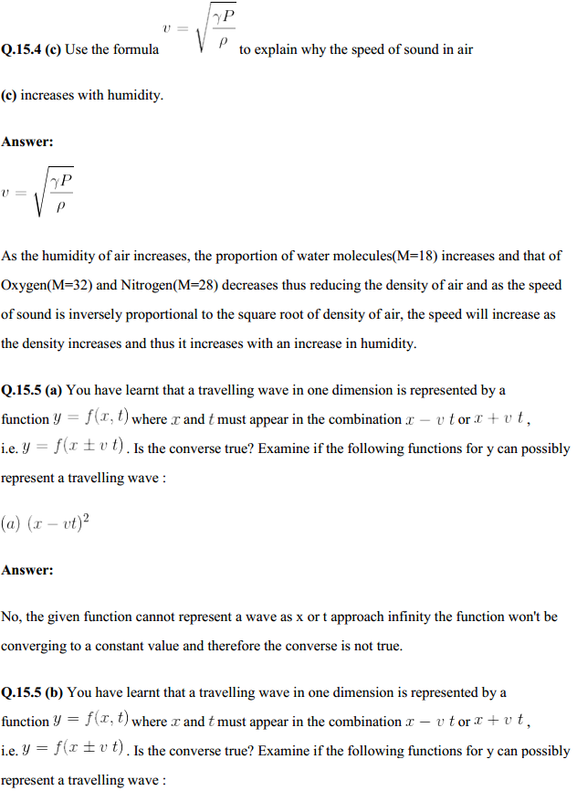 HBSE 11th Class Physics Solutions Chapter 15 Waves 5