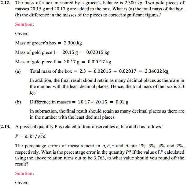 HBSE 11th Class Physics Solutions Chapter 2 Units and Measurements 12