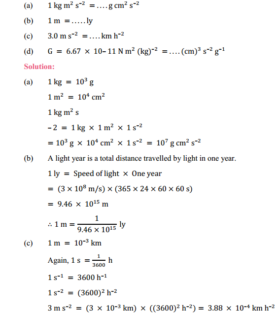 HBSE 11th Class Physics Solutions Chapter 2 Units and Measurements 2