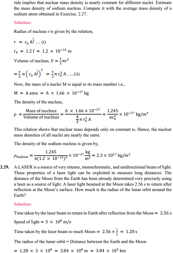 HBSE 11th Class Physics Solutions Chapter 2 Units and Measurements 29