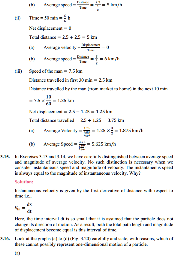 HBSE 11th Class Physics Solutions Chapter 3 Motion in a Straight Line 13