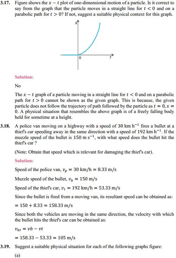 HBSE 11th Class Physics Solutions Chapter 3 Motion in a Straight Line 15