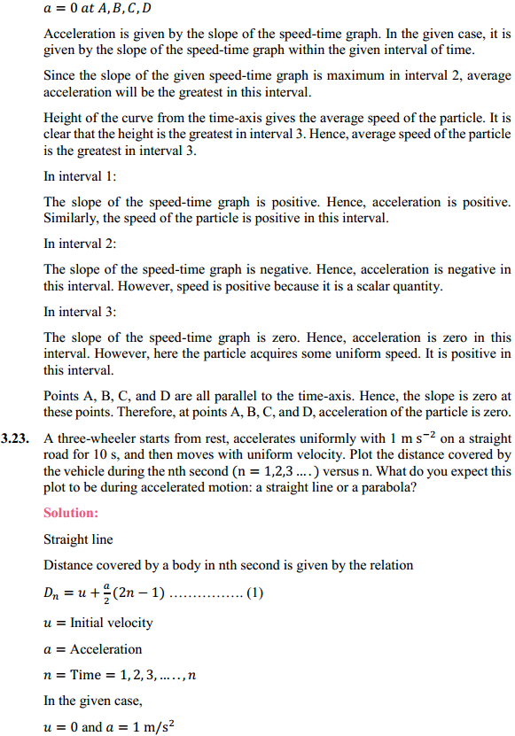 HBSE 11th Class Physics Solutions Chapter 3 Motion in a Straight Line 19