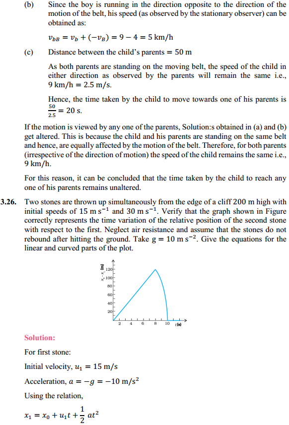 HBSE 11th Class Physics Solutions Chapter 3 Motion in a Straight Line 22