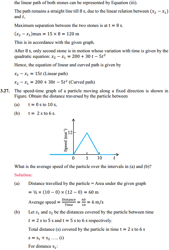 HBSE 11th Class Physics Solutions Chapter 3 Motion in a Straight Line 24