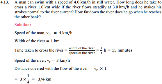 HBSE 11th Class Physics Solutions Chapter 4 Motion in a Plane 18